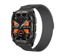 GIOPUEY Correas Magnética Compatible con KOSPET Tank M4, Pulsera trenzada de acero inoxidable [magnético] Pulsera - black