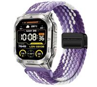 GIOPUEY Correas Magnética Compatible con KOSPET Tank M4C, Correa Tejida de Nailon Suave [Unisexo] [Transpirable] - Purple/White