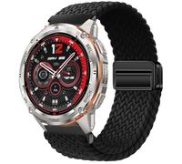 GIOPUEY Correas Magnética Compatible con KOSPET TANK T3 ULTRA 2, 22mm Correa tejida de nailon suave [unisexo] [Transpirable] - Black