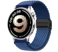 GIOPUEY Correas Magnética Compatible con OnePlus Watch Lite, Correa Tejida de Nailon Suave [Unisexo] [Transpirable] - Blue