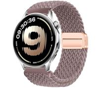 GIOPUEY Correas Magnética Compatible con OnePlus Watch Lite, Correa Tejida de Nailon Suave [Unisexo] [Transpirable] - Purple