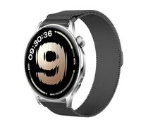 GIOPUEY Correas Magnética Compatible con OnePlus Watch Lite, Pulsera Trenzada de Acero Inoxidable [magnético] Pulsera - Black
