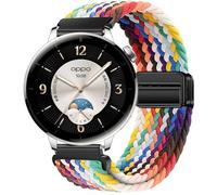 GIOPUEY Correas Magnética Compatible con Oppo Watch X3 Mini/X2 Mini, Correa tejida de nailon suave [unisexo] [Transpirable] - Colourful-B