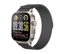 GIOPUEY Correas Magnética Compatible con Realme Watch 5, Pulsera Trenzada de Acero Inoxidable [magnético] Pulsera - Black