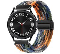 GIOPUEY Correas Magnética Compatible con Samsung Watch 6 Classic 47mm, Correa tejida de nailon suave [unisexo] [Transpirable] - Colourful