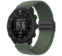 GIOPUEY Correas Magnética Compatible con Suunto Core 2, Correa Tejida de Nailon Suave [Unisexo] [Transpirable] - Green