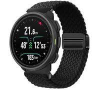 GIOPUEY Correas Magnética Compatible con SUUNTO Nautic S, Correa Tejida de Nailon Suave [Unisexo] [Transpirable] - Black