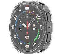 GIOPUEY Cover Compatibile con Samsung Galaxy Watch 9 40mm, [2 Pezzi] Soft TPU, Shock Resistant Custodia - Transparent+Transparent