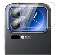 GIOPUEY Cristal Templado Compatible con Xiaomi 17 Pro MAX, 2 Piezas Protector de Pantalla y 2 Piezas Protector de Lente de Cámara, HD, Ultradelgado, Sin Burbujas