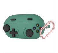 GIOPUEY Funda Compatibile con Beats Solo Buds, Cute Lindo Divertido Dibujos Animados Silicona Protección Carcasa Case Cover con Gancho para Llavero - Green