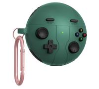 GIOPUEY Funda Compatibile con Huawei Freebuds 7i, Cute Lindo Divertido Dibujos Animados Silicona Protección Carcasa Case Cover con Gancho para Llavero - Green