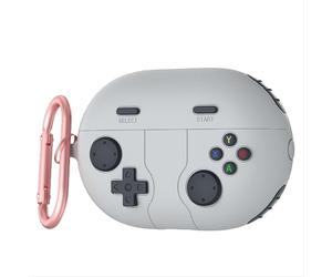 GIOPUEY Funda Compatibile con Huawei Freebuds Pro 2, Cute Lindo Divertido Dibujos Animados Silicona Protección Carcasa Case Cover con Gancho para Llavero - Gray