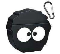 GIOPUEY Funda Compatibile con Huawei FreeClip 2, Cute Lindo Divertido Dibujos Animados Silicona Protección Carcasa Case Cover con Gancho para Llavero - Briquette