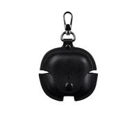 GIOPUEY Funda Compatibile con Huawei FreeClip 2, PU Cuero Protección Carcasa Case Cover con Gancho para Llavero - Black