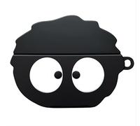 GIOPUEY Funda Compatibile con Realme Buds Air 6 Pro, Cute Lindo Divertido Dibujos Animados Silicona Protección Carcasa Case Cover con Gancho para Llavero - Briquette