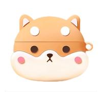 GIOPUEY Funda Compatibile con Redmi Buds 5 Pro, Cute Lindo Divertido Dibujos Animados Silicona Protección Carcasa Case Cover con Gancho para Llavero - Corgi