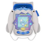GIOPUEY Funda Compatibile con Tamagotchi Paradise, Cute Lindo Divertido Dibujos Animados Silicona Protección Carcasa Case Cover con Gancho para Llavero - White