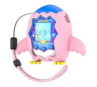 GIOPUEY Funda Compatibile con Tamagotchi Paradise, Cute Lindo Divertido Dibujos Animados Silicona Protección Carcasa Case Cover con Gancho para Llavero - Pink
