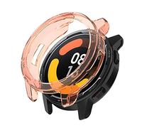 GIOPUEY Funda compatibile con Xiaomi Watch S1 Active, TPU morbido, Resistente agli urti, Xiaomi Watch S1 Active Case - Pink