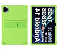 GIOPUEY Funda Compatible con ALLDOCUBE iplay 60 Pro - con Soporte - Carcasa Protectora de Silicona TPU Suave Case - Green