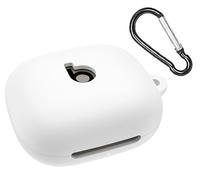 GIOPUEY Funda Compatible con Beats Powerbeats Fit 2025, Ultradelgado Silicona Case Cover, Anti-caída, Portátil - Blanco