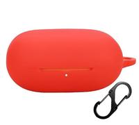 GIOPUEY Funda Compatible con Beats Powerbeats Pro 2, Ultradelgado Silicona Case Cover, Anti-caída, Portátil - Rojo