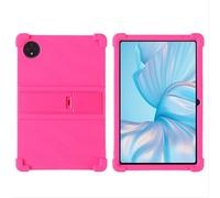 GIOPUEY Funda Compatible con Blackview Tab 80 - con Soporte - Carcasa Protectora de Silicona TPU Suave Case - Pink