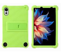 GIOPUEY Funda Compatible con Blackview ZENO 1 8inch - con Soporte - Carcasa Protectora de Silicona TPU Suave Case - Green