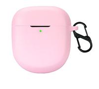 GIOPUEY Funda Compatible con Bose QuietComfort Earbuds II/Ultra 2023, Ultradelgado Silicona Case Cover, Anti-caída, Portátil - Rosa