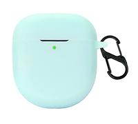 GIOPUEY Funda Compatible con Bose QuietComfort Earbuds II/Ultra 2023, Ultradelgado Silicona Case Cover, Anti-caída, Portátil - Verde