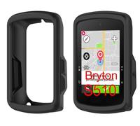 GIOPUEY Funda Compatible con Bryton Rider S510, Ultradelgado Silicona Case Cover, Anti-caída, Portátil - Negro
