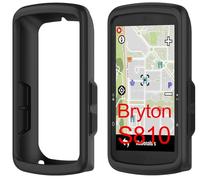 GIOPUEY Funda Compatible con Bryton Rider S810, Ultradelgado Silicona Case Cover, Anti-caída, Portátil - Negro