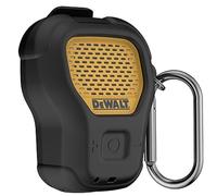 GIOPUEY Funda Compatible con DEWALT Bluetooth Speaker (Updated Version), Ultradelgado Silicona Case Cover, Anti-caída, Portátil - Negro
