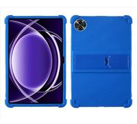 GIOPUEY Funda Compatible con DOOGEE U11 - con Soporte - Carcasa Protectora de Silicona TPU Suave Case - Dark Blue