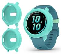 GIOPUEY Funda Compatible con Garmin Bounce 2, [2 Pack] Suave TPU Silicona Case Cover Protectora Carcasas - Blue