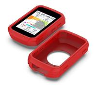 GIOPUEY Funda Compatible con Garmin Edge 850/550, Ultradelgado Silicona Case Cover, Anti-caída, Portátil - Rojo