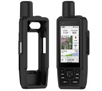 GIOPUEY Funda Compatible con Garmin GPSMAP H1, Ultradelgado Silicona Case Cover, Anti-caída, Portátil - Negro