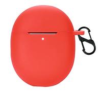 GIOPUEY Funda Compatible con Google Pixel Buds Pro/Buds Pro 2, Ultradelgado Silicona Case Cover, Anti-caída, Portátil - Rojo