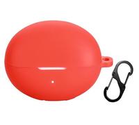 GIOPUEY Funda Compatible con Honor Choice Earbuds X7 Pro, Ultradelgado Silicona Case Cover, Anti-caída, Portátil - Rojo