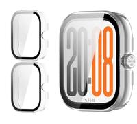GIOPUEY Funda Compatible con Honor Choice INFOWEAR Watch 2 Pro, [2 Pack] Protector de Pantalla + Bastidor rígido, Protección Total del Paquete - Transparent+Transparent