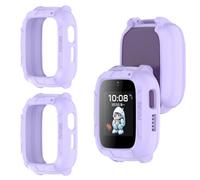 GIOPUEY Funda Compatible con Honor Choice Kids Watch Plus, [2 Pack] TPU morbido Case, Resistente agli urti - Purple+Purple