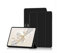 GIOPUEY Funda Compatible con Honor Pad 9, Cubierta Trasera de Silicona Suave [Textura Similar a la Piel] - Negro