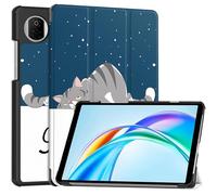 GIOPUEY Funda Compatible con Honor Pad X7 8.7 2025, Piel Carcasas, Plegable Funda con Soporte, Protección 360° - Azul Oscuro