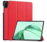 GIOPUEY Funda Compatible con Honor Pad X8A, Piel Carcasas, Plegable Funda con Soporte, Protección 360° - Rojo