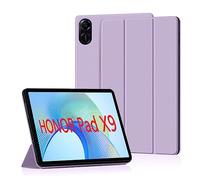 GIOPUEY Funda Compatible con Honor Pad X9, Cubierta Trasera de Silicona Suave [Textura Similar a la Piel] - Morado