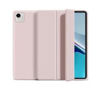 GIOPUEY Funda Compatible con Honor Pad X9a, Cubierta Trasera de Silicona Suave Case [Textura Similar a la Piel] - Pink