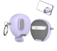 GIOPUEY Funda Compatible con Huawei Freebuds 7i, [Material Mixto] Carcasa Protectora Doble, Deportes al Aire Libre Case Cover - Purple