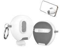 GIOPUEY Funda Compatible con Huawei Freebuds 7i, [Material Mixto] Carcasa Protectora Doble, Deportes al Aire Libre Case Cover - White