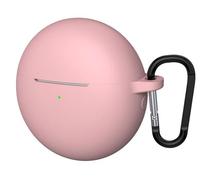 GIOPUEY Funda Compatible con Huawei Freebuds 7i, Ultradelgado Silicona Case Cover, Anti-caída, Portátil - Rosa