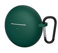 GIOPUEY Funda Compatible con Huawei Freebuds 7i, Ultradelgado Silicona Case Cover, Anti-caída, Portátil - Verde Militar